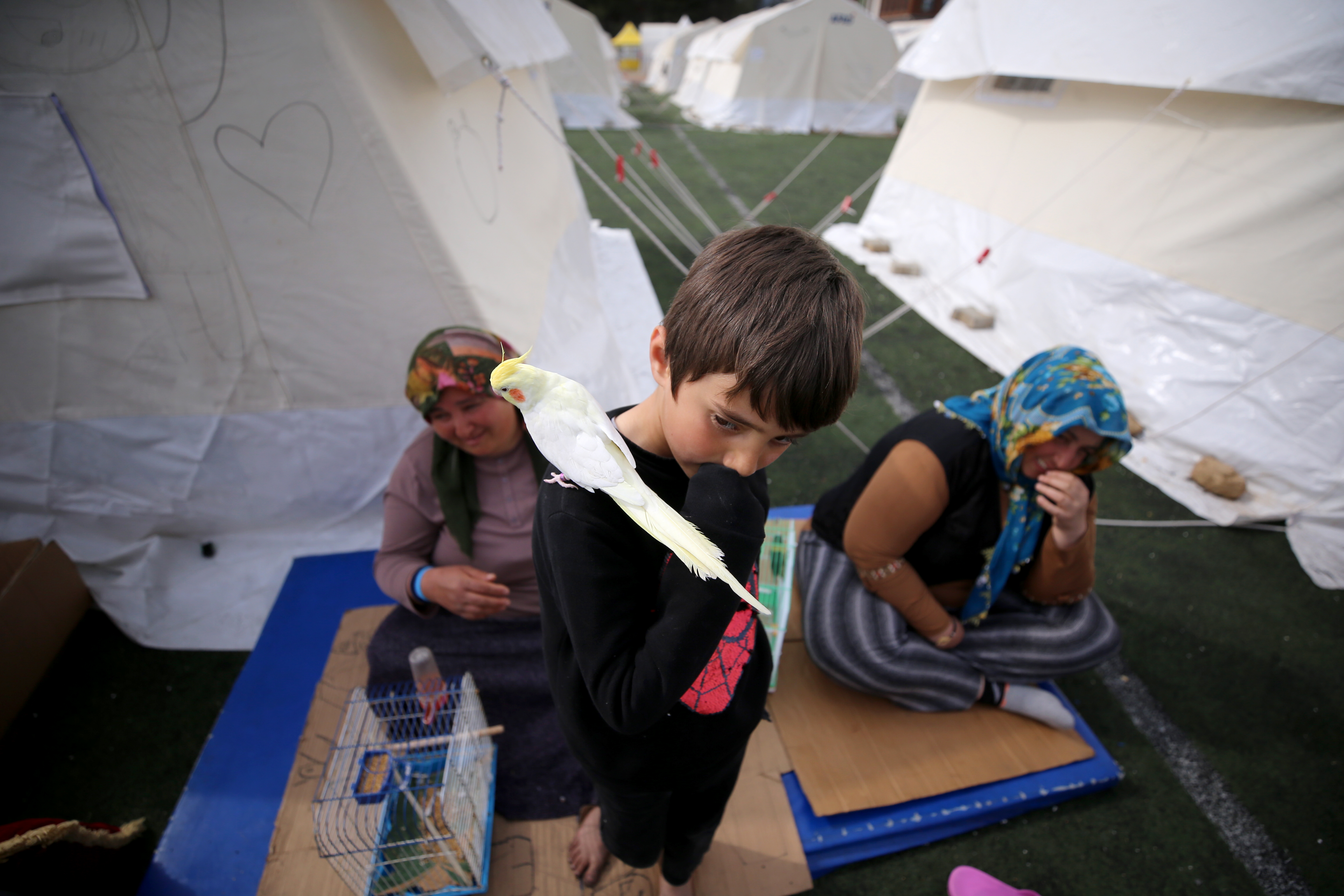 Depremden onların sayesinde kurtuldular, şimdi çadır kentte beraber yaşıyorlar 1