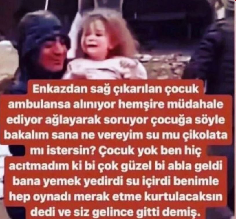 Enkaz altından çıkarılan çocuğun anlattıkları tüyleri diken diken yaptı Demet Akalın paylaştı ‘Çok güzel bir abla geldi' 7