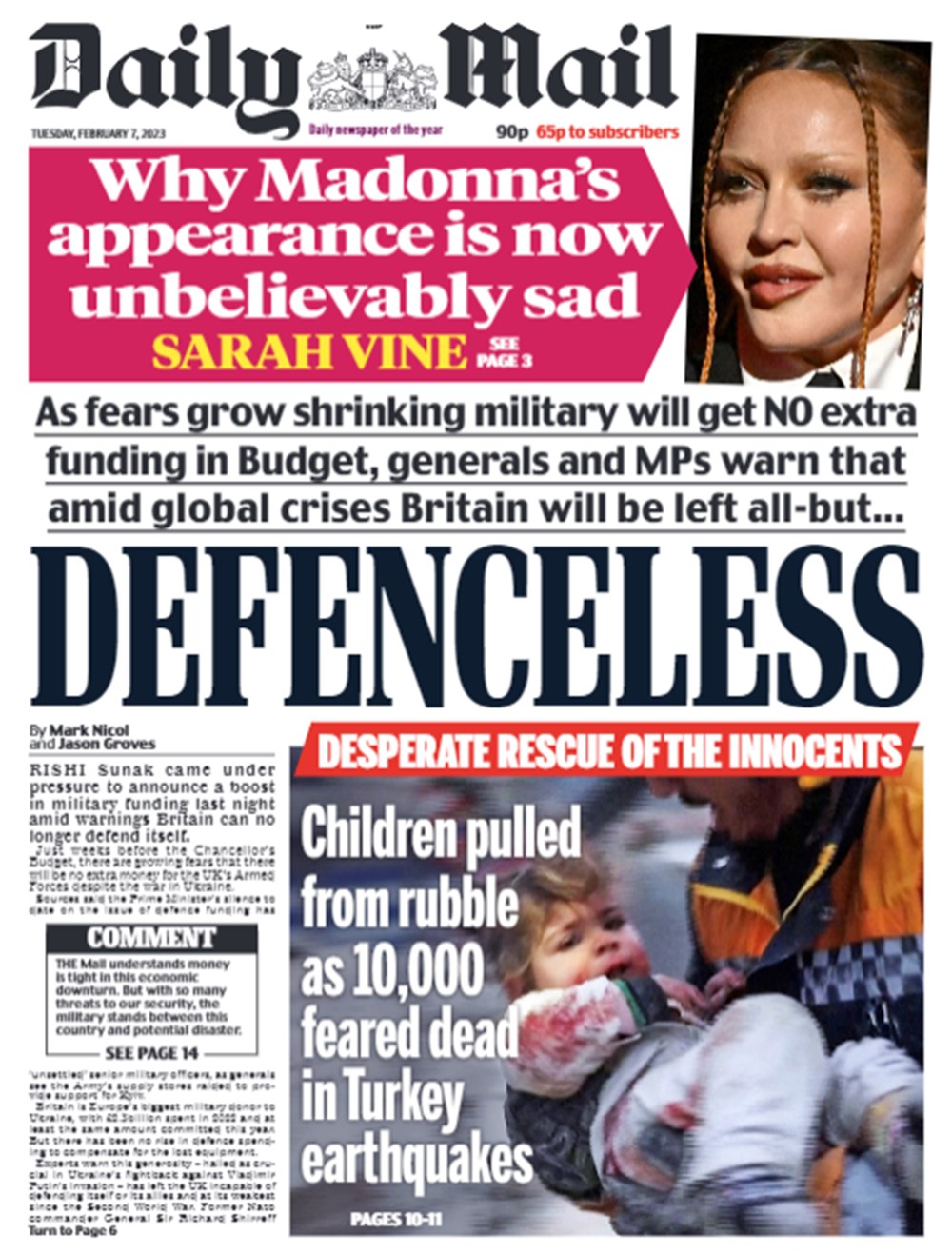 Kahramanmaraş merkezli depremler dünya manşetlerinde: Yüzyılın en güçlü depremi 5