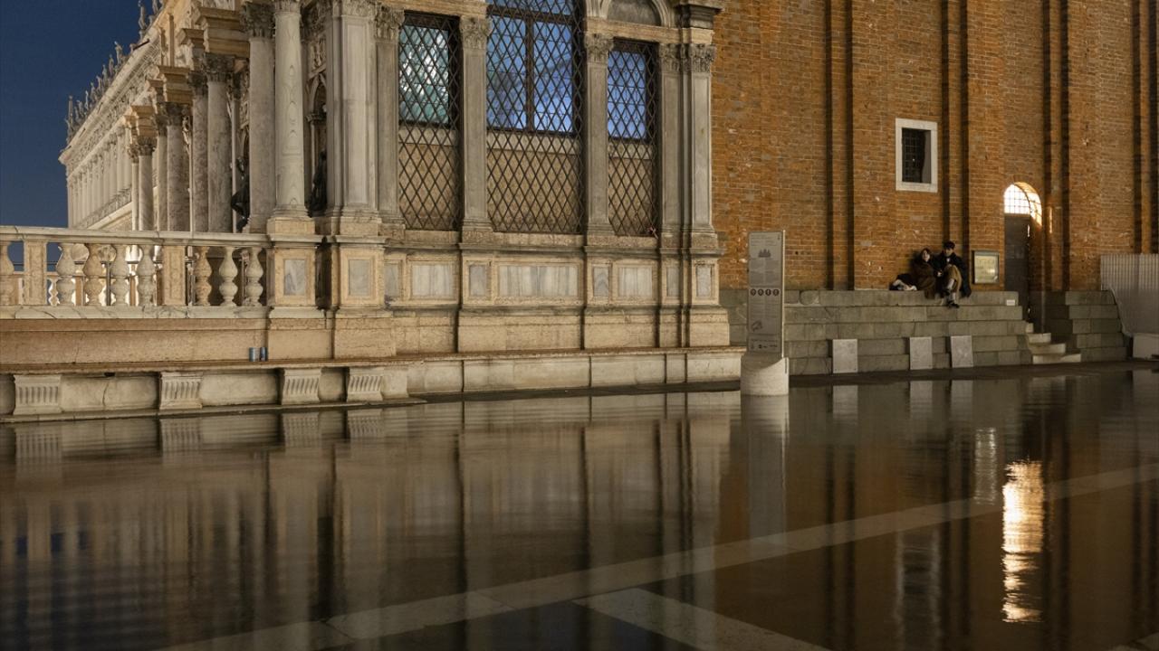 Venedik'te 'Acqua Alta' adı verilen su yükselmeleri 2