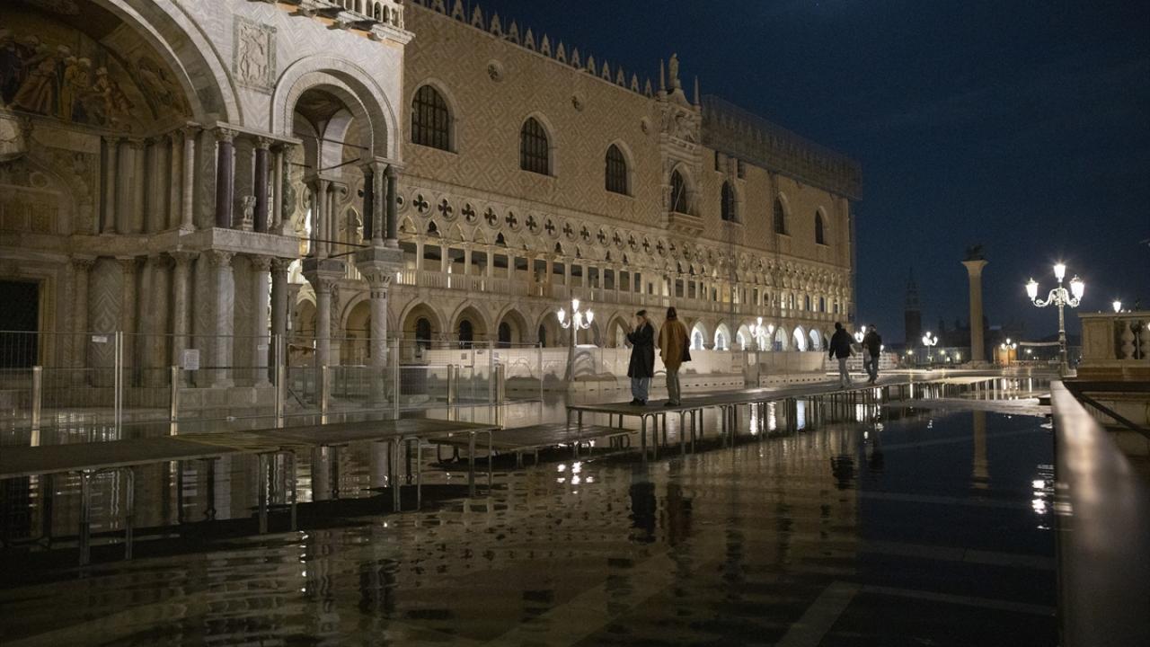 Venedik'te 'Acqua Alta' adı verilen su yükselmeleri 14