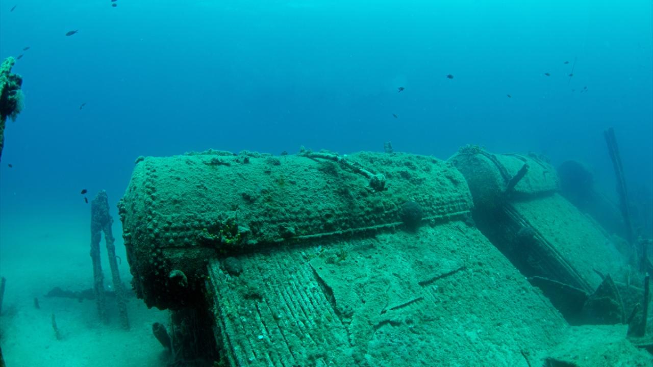 Çanakkale Savaşları'ndan kalma 108 yıllık batık gemiler görüntülendi 12