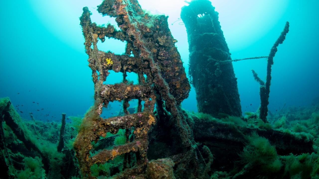 Çanakkale Savaşları'ndan kalma 108 yıllık batık gemiler görüntülendi 11