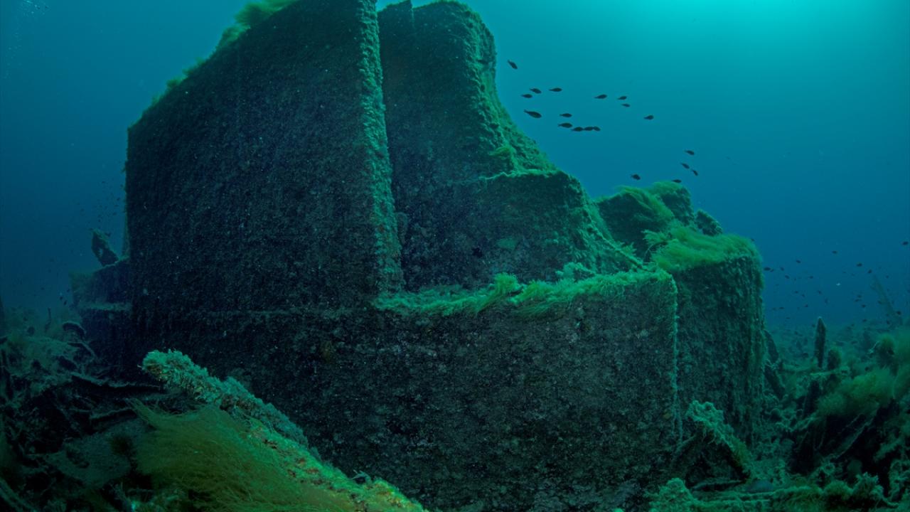 Çanakkale Savaşları'ndan kalma 108 yıllık batık gemiler görüntülendi 7