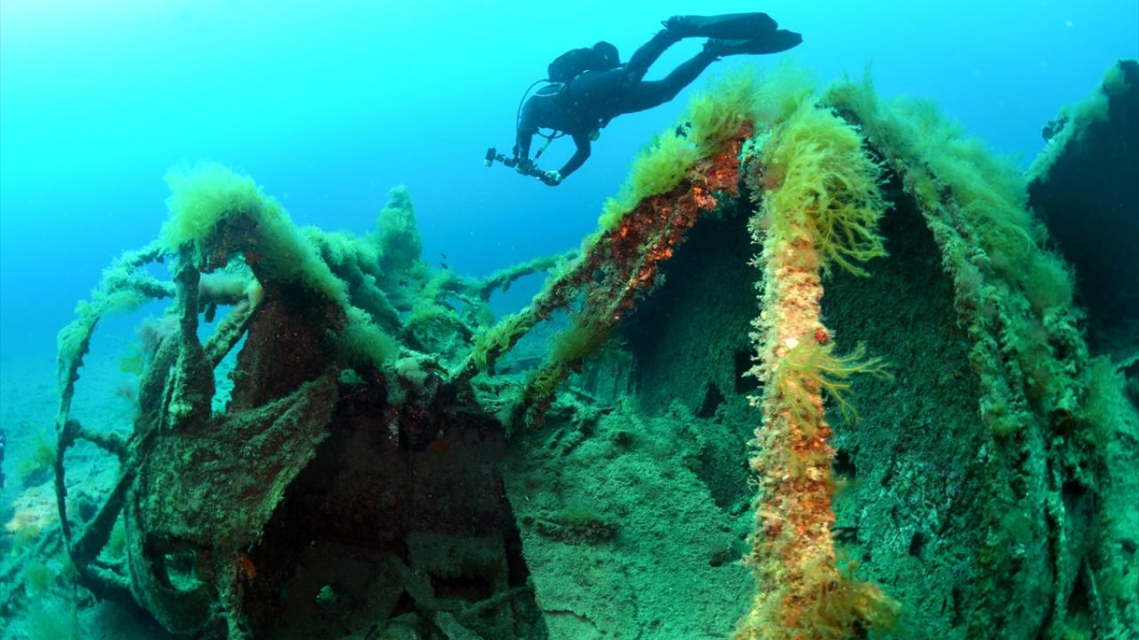 Çanakkale Savaşları'ndan kalma 108 yıllık batık gemiler görüntülendi 8