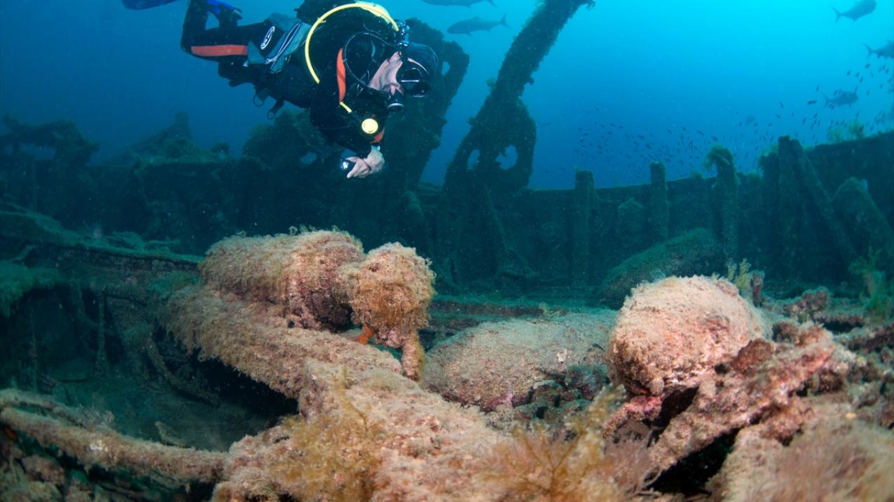 Çanakkale Savaşları'ndan kalma 108 yıllık batık gemiler görüntülendi 3
