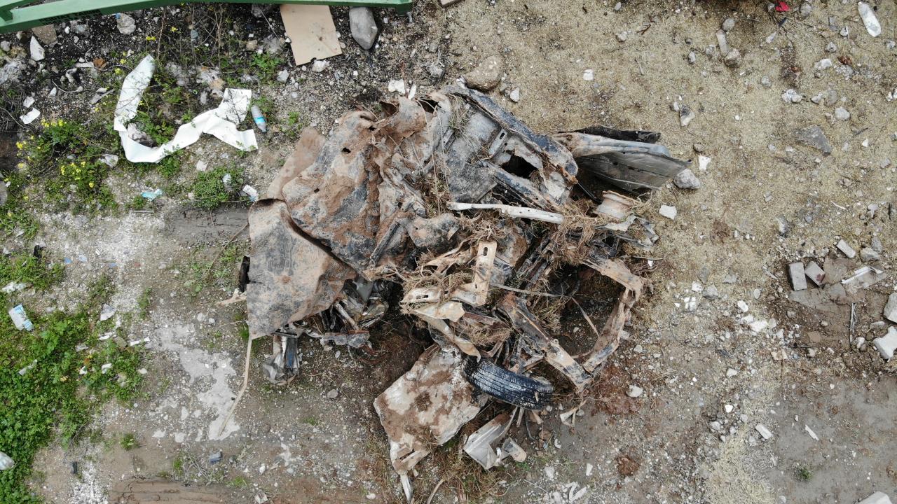 Sel sonrası otomobilini tanıyamadı! 11