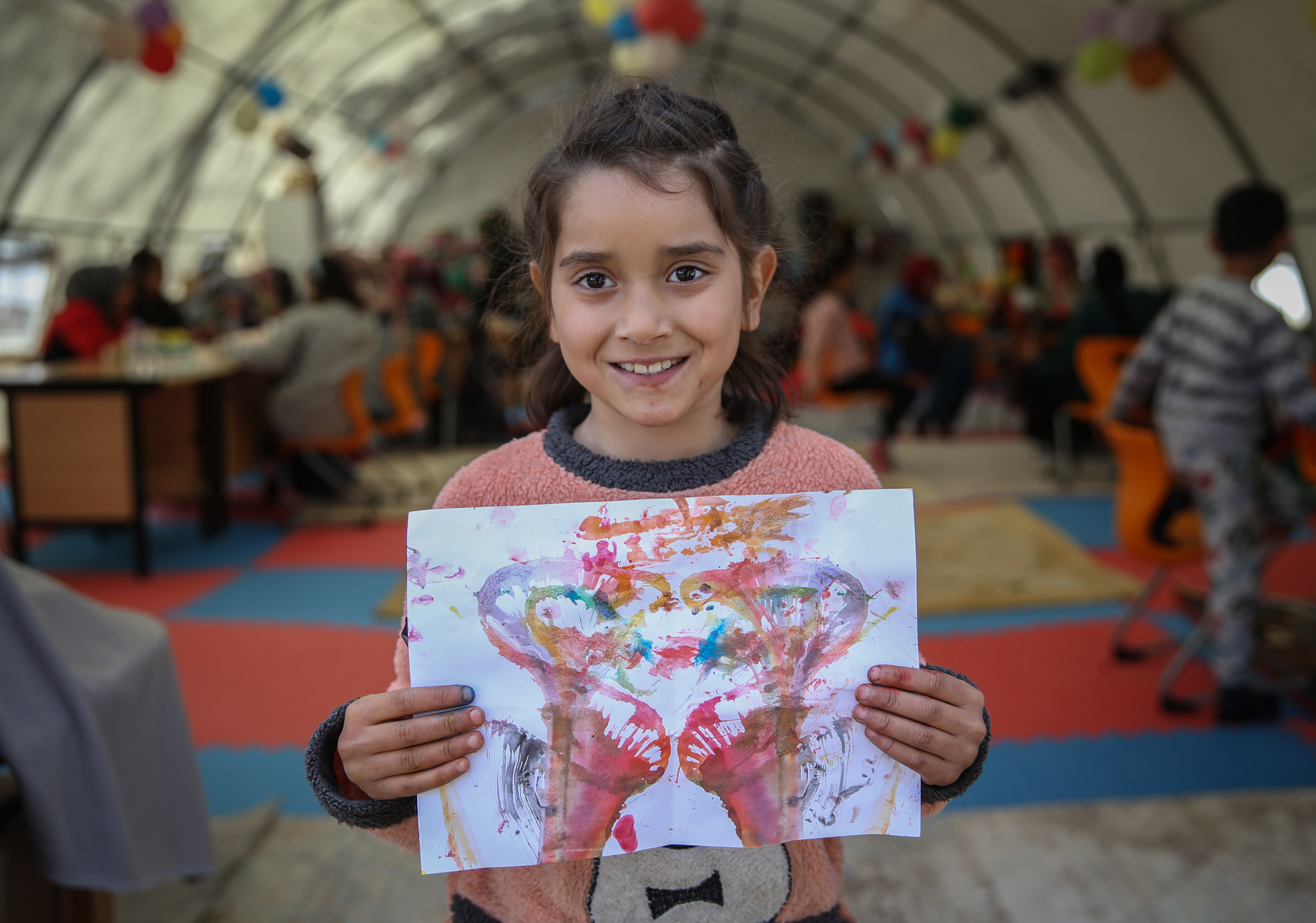 Çadır kentteki Köy Yaşam Merkezi depremzede anne ve çocukların hayatına dokunuyor 4