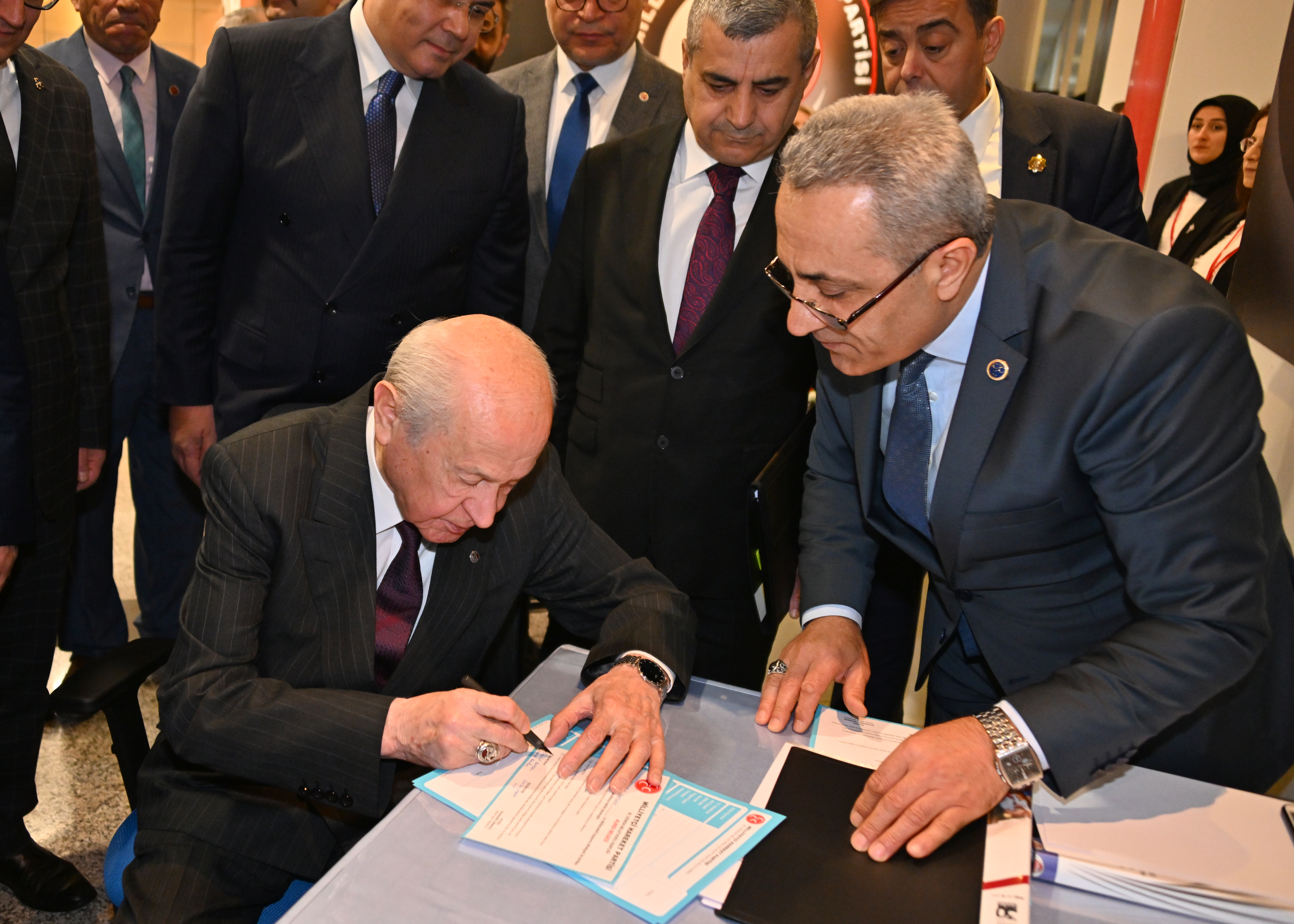 MHP Lideri Devlet Bahçeli Milletvekili seçimleri için adaylık başvurusunu yaptı 1