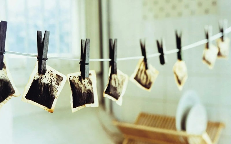 Çöpe gidişler iptal! Demlikte kalan çay posası ile 10 değerlendirme 11