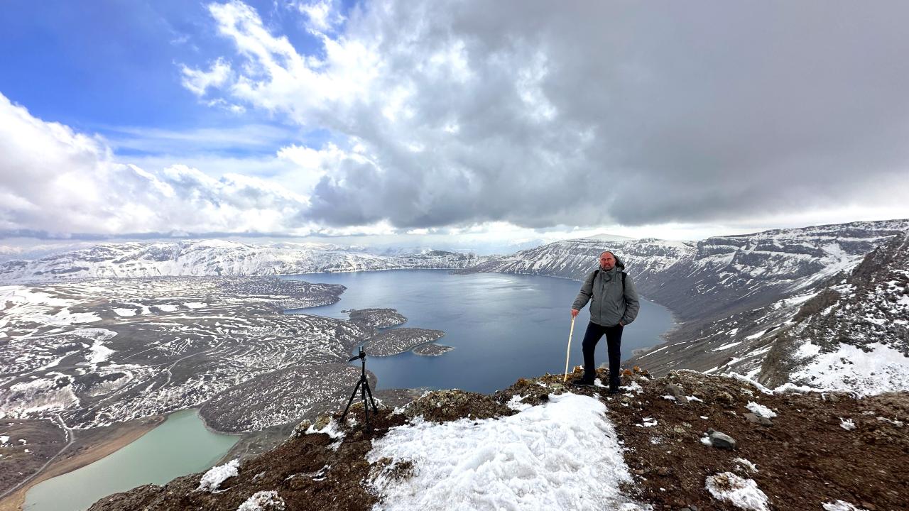 Nemrut Dağı ve Krater Göllerinin muhteşem kar manzarası 1