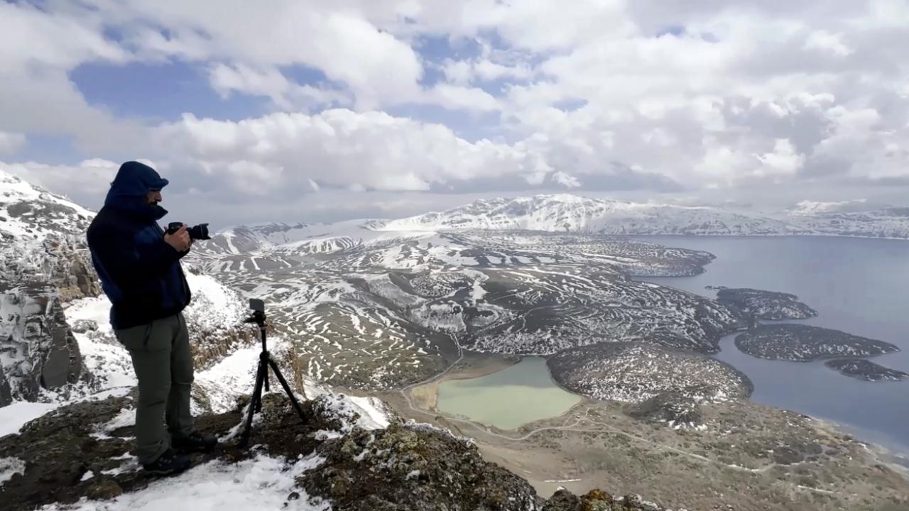 Nemrut Dağı ve Krater Göllerinin muhteşem kar manzarası 3