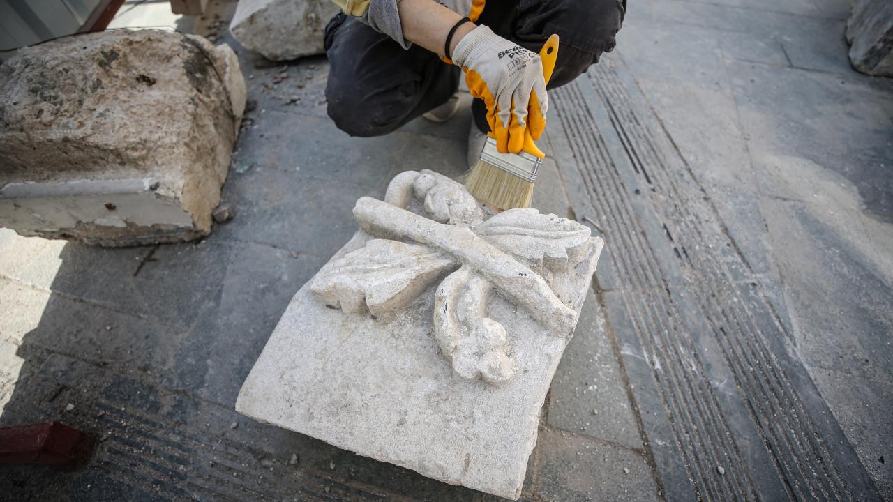 Antakya Ulu Camii'nin nitelikli eserleri kurtarılıyor 6