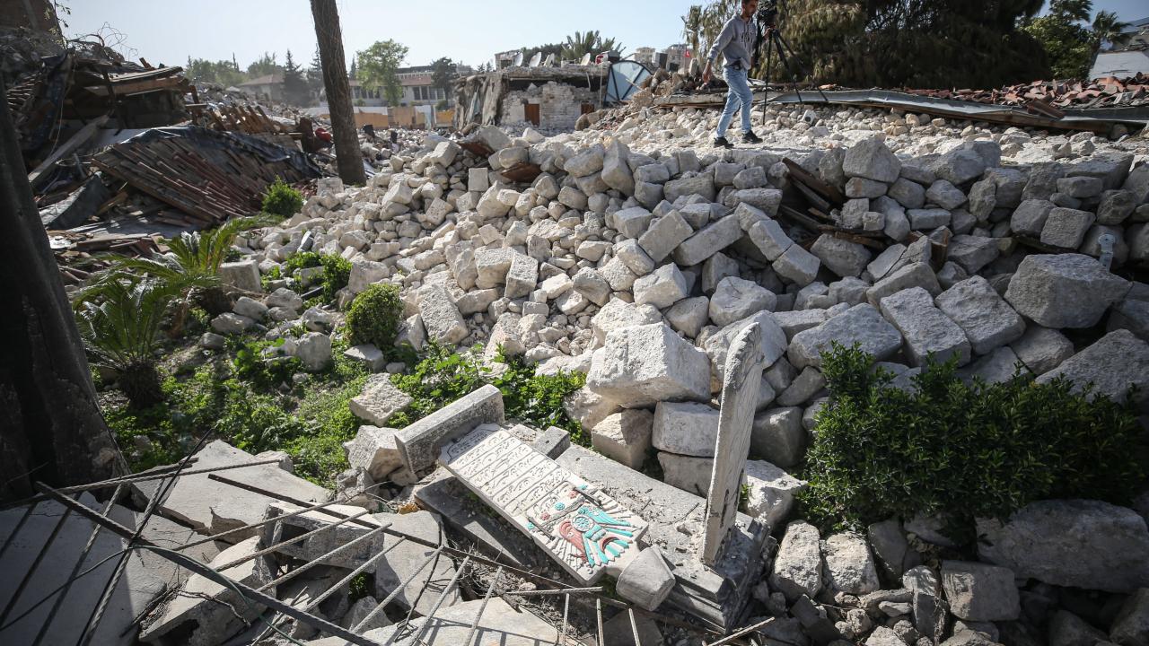 Antakya Ulu Camii'nin nitelikli eserleri kurtarılıyor 2