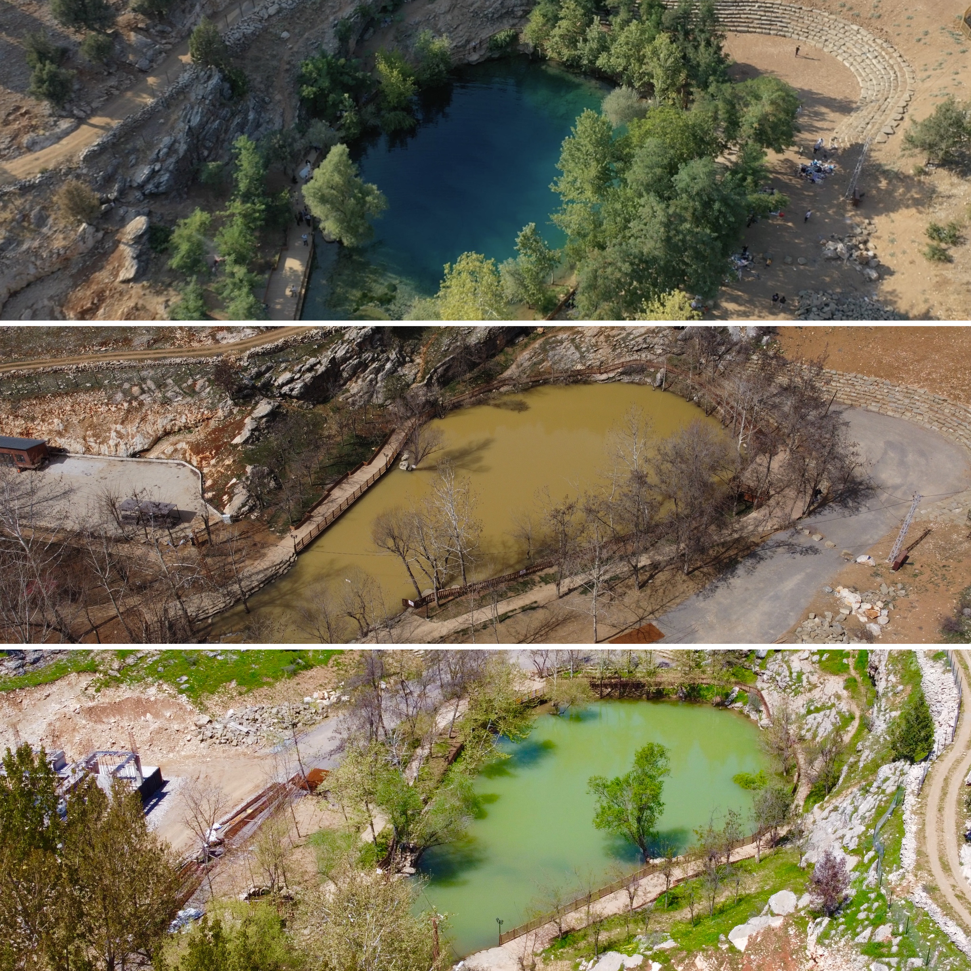 Görenler baktıkça üzülüyordu... Yeşilgöz Gölü eski haline dönüyor 3