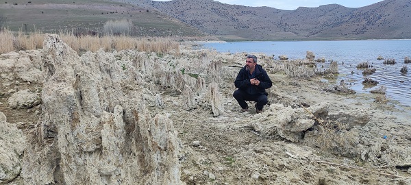 İklim değişikliği can sıkıyor! Sular çekildi ortaya bu manzara çıktı 5