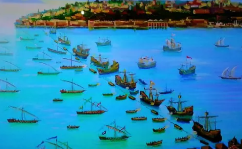 İşte Fatih Sultan Mehmet'in gemileri karadan yürütmesine sebep olan o zincir! 1