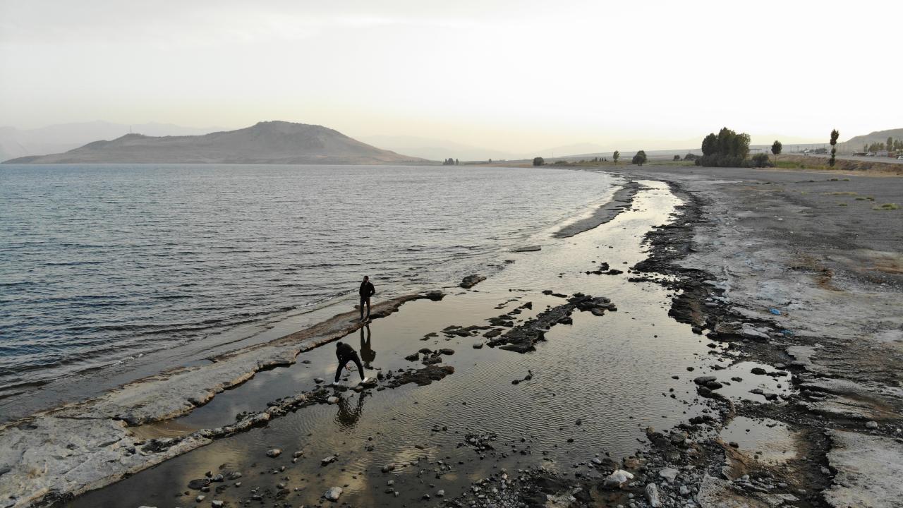 Kuraklık tehlikeli boyutlara yaklaşıyor! İşte, Van Gölü'nün son hali 4