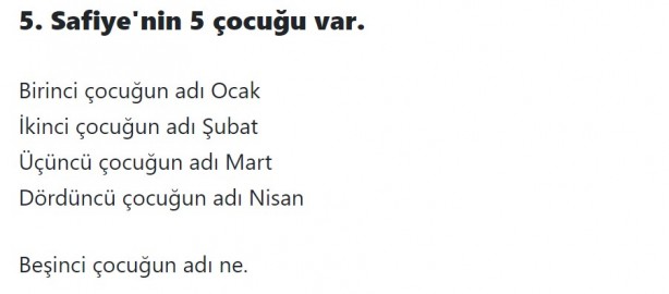Cevabı bulabilecek misiniz?.. 5 kişiden 1'i doğru cevabı veriyor!.. 11