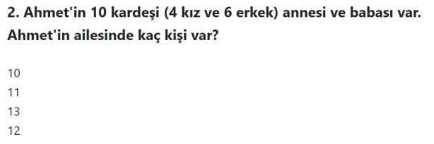 Cevabı bulabilecek misiniz?.. 5 kişiden 1'i doğru cevabı veriyor!.. 8