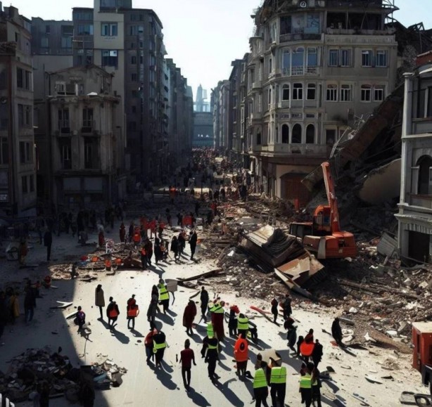 Bakmaya yürek ister… Yapay zeka beklenen İstanbul depremini çizdi 13