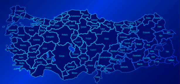 Türkiye'nin haritası değişti! 5 şehir uçtu gitti 1