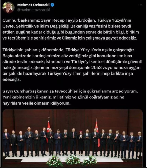 Yeni Kabine üyelerinden ilk mesajlar 16