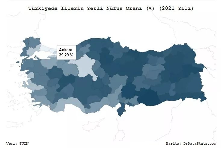 İşte Türkiye'nin en yerli şehri… İl il dikkat çeken sonuçlar! 9