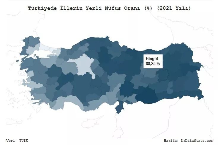 İşte Türkiye'nin en yerli şehri… İl il dikkat çeken sonuçlar! 19