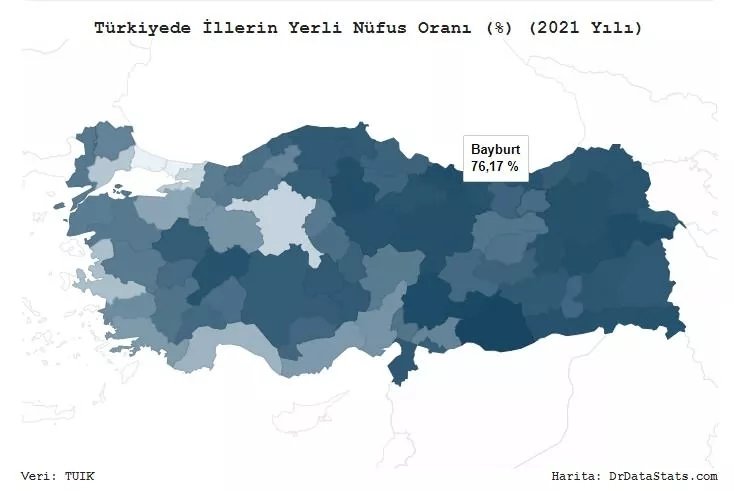 İşte Türkiye'nin en yerli şehri… İl il dikkat çeken sonuçlar! 17
