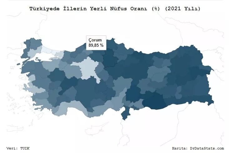 İşte Türkiye'nin en yerli şehri… İl il dikkat çeken sonuçlar! 26