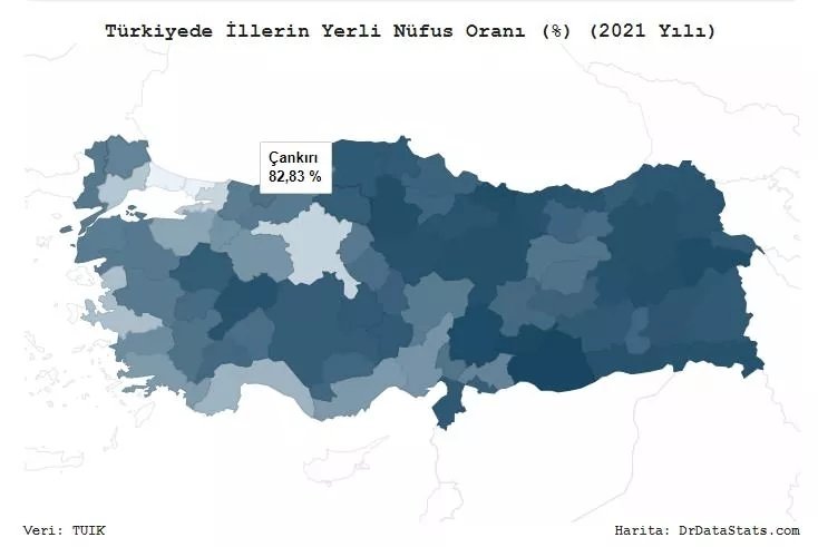 İşte Türkiye'nin en yerli şehri… İl il dikkat çeken sonuçlar! 25