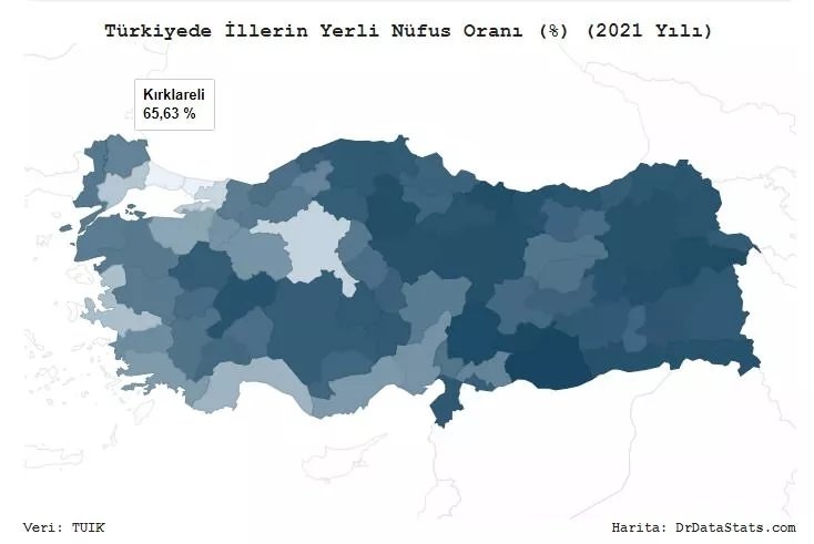 İşte Türkiye'nin en yerli şehri… İl il dikkat çeken sonuçlar! 79