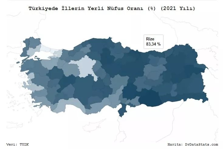 İşte Türkiye'nin en yerli şehri… İl il dikkat çeken sonuçlar! 70