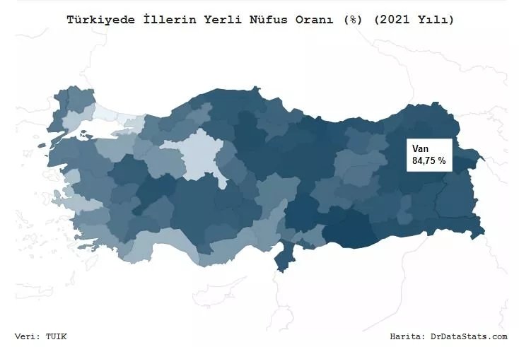 İşte Türkiye'nin en yerli şehri… İl il dikkat çeken sonuçlar! 48