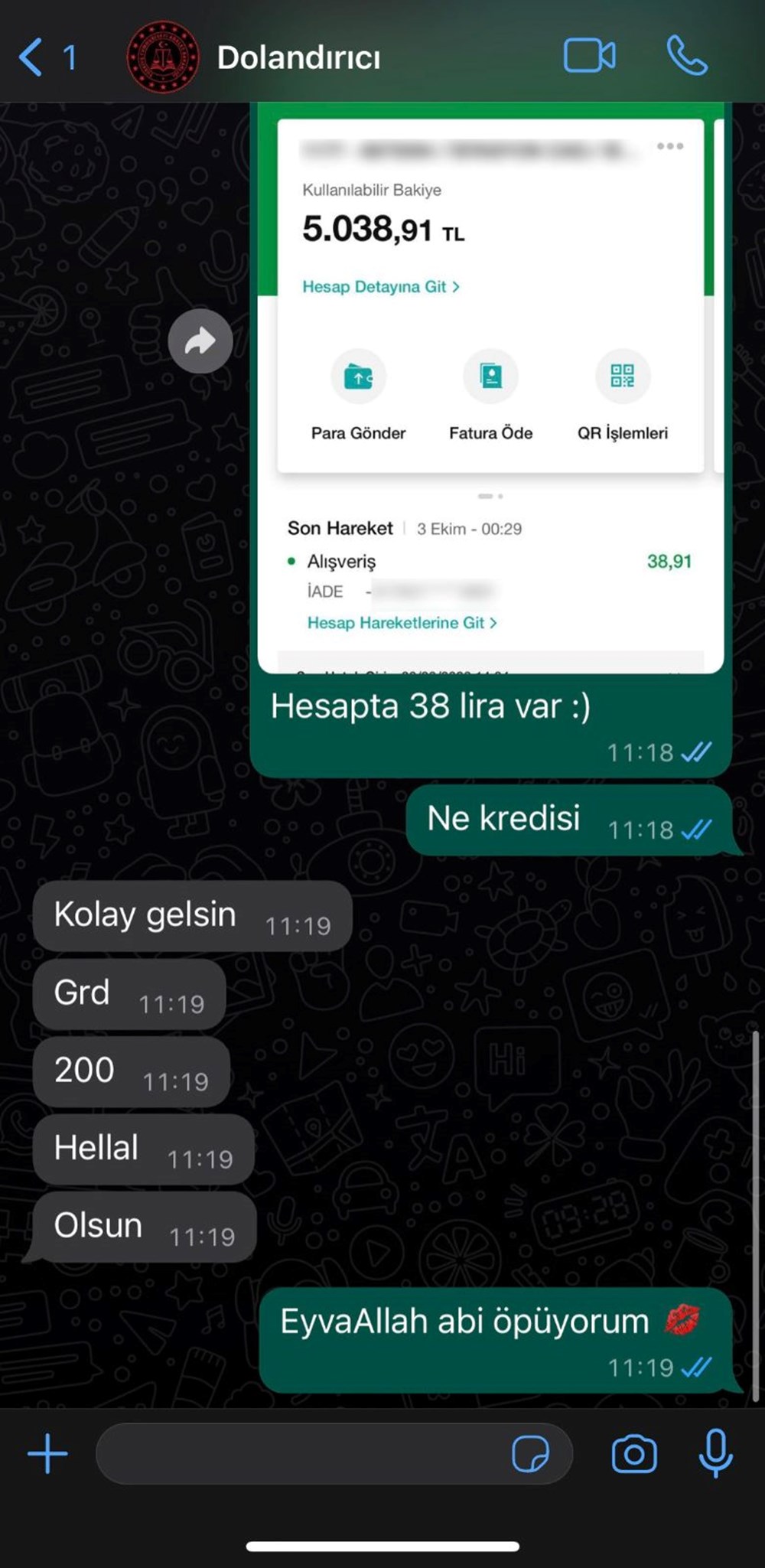 Dolandırıcıyı dolandırdı 8