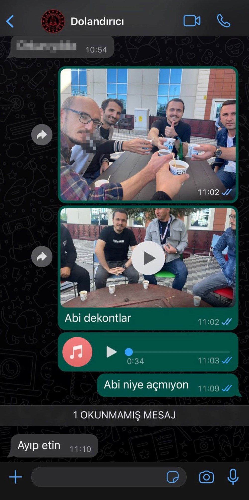 Dolandırıcıyı dolandırdı 5