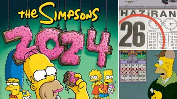 Simpsonslar'dan 2024 için tüyler ürperten tahmin: Tarih tarih açıklandı! Tüm dünya bu olayı konuşacak 1