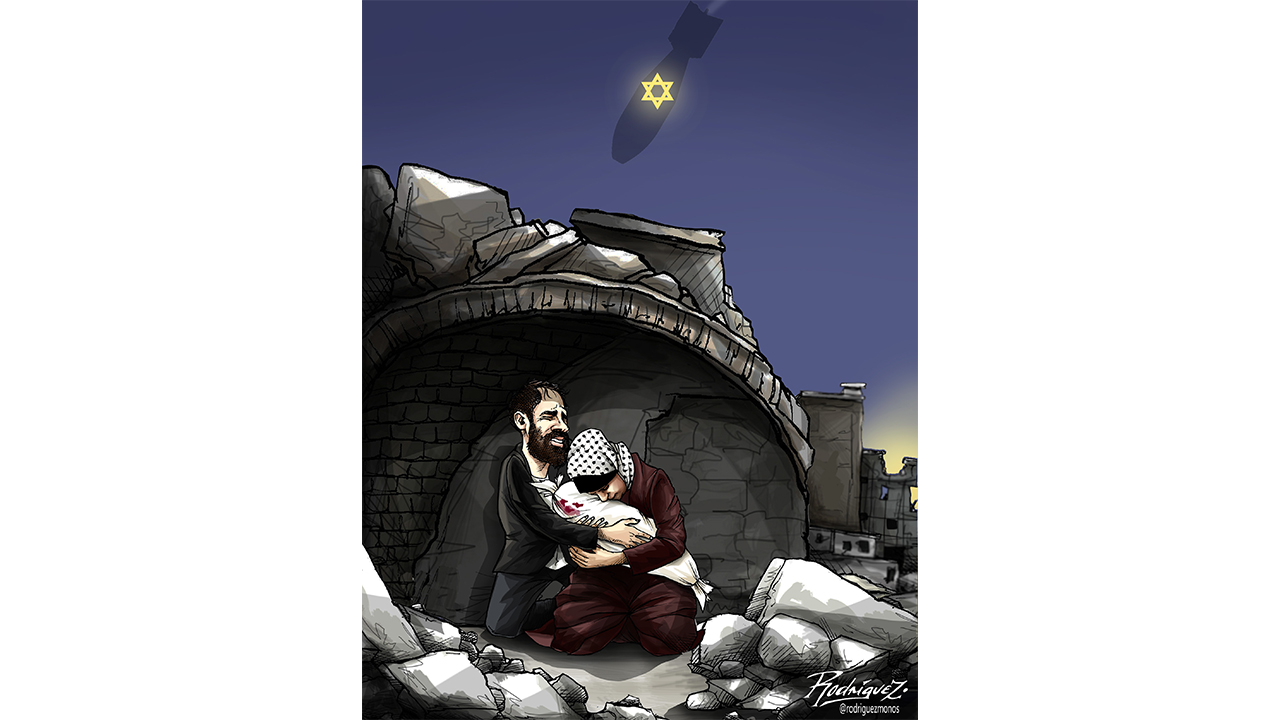 ABD’nin desteklediği vahşet: İsrail'in katliamı karikatürlerle çizildi 11