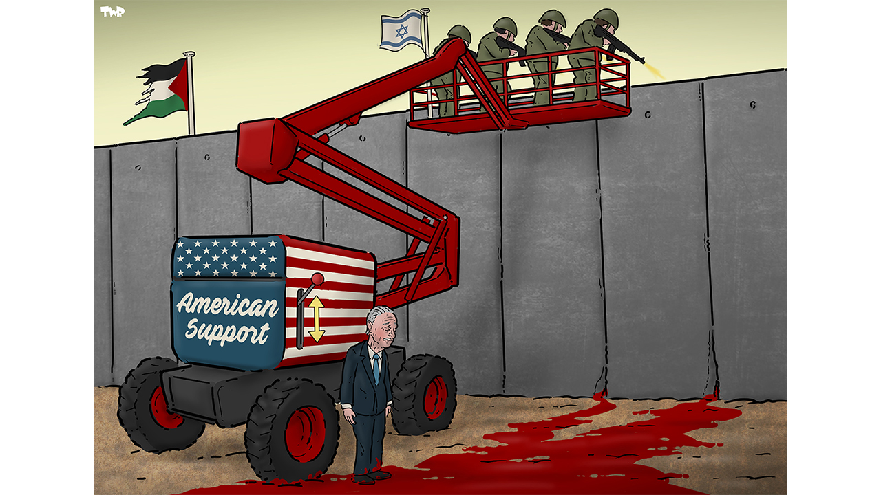 ABD’nin desteklediği vahşet: İsrail'in katliamı karikatürlerle çizildi 13