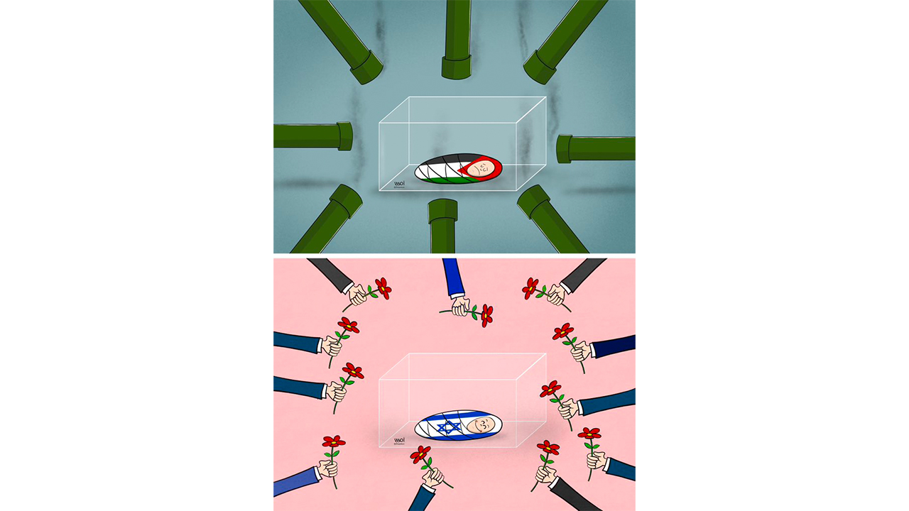 ABD’nin desteklediği vahşet: İsrail'in katliamı karikatürlerle çizildi 17