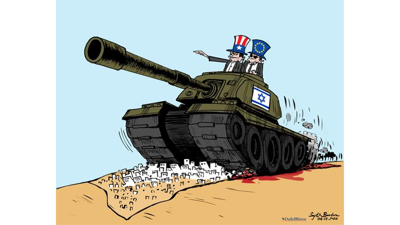 ABD’nin desteklediği vahşet: İsrail'in katliamı karikatürlerle çizildi 18