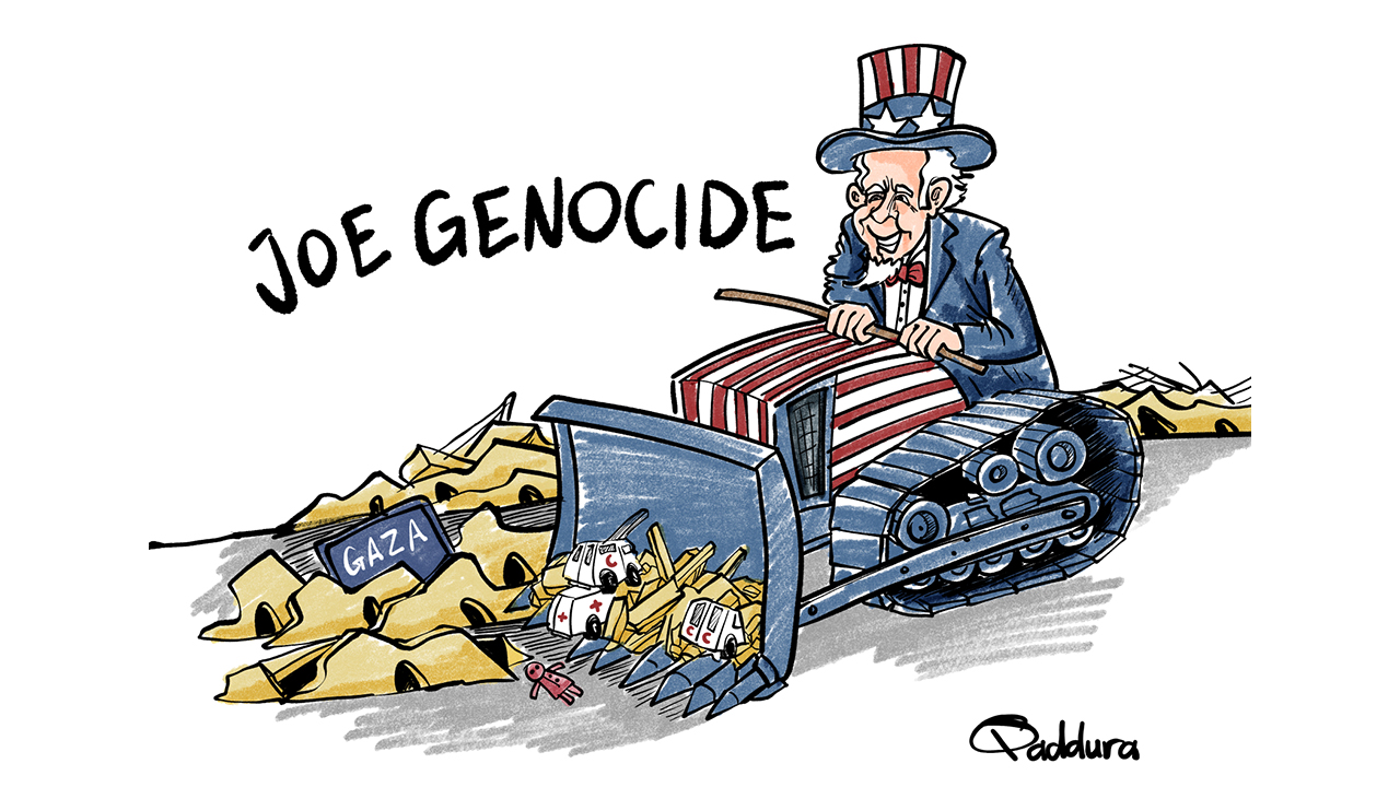 ABD’nin desteklediği vahşet: İsrail'in katliamı karikatürlerle çizildi 8