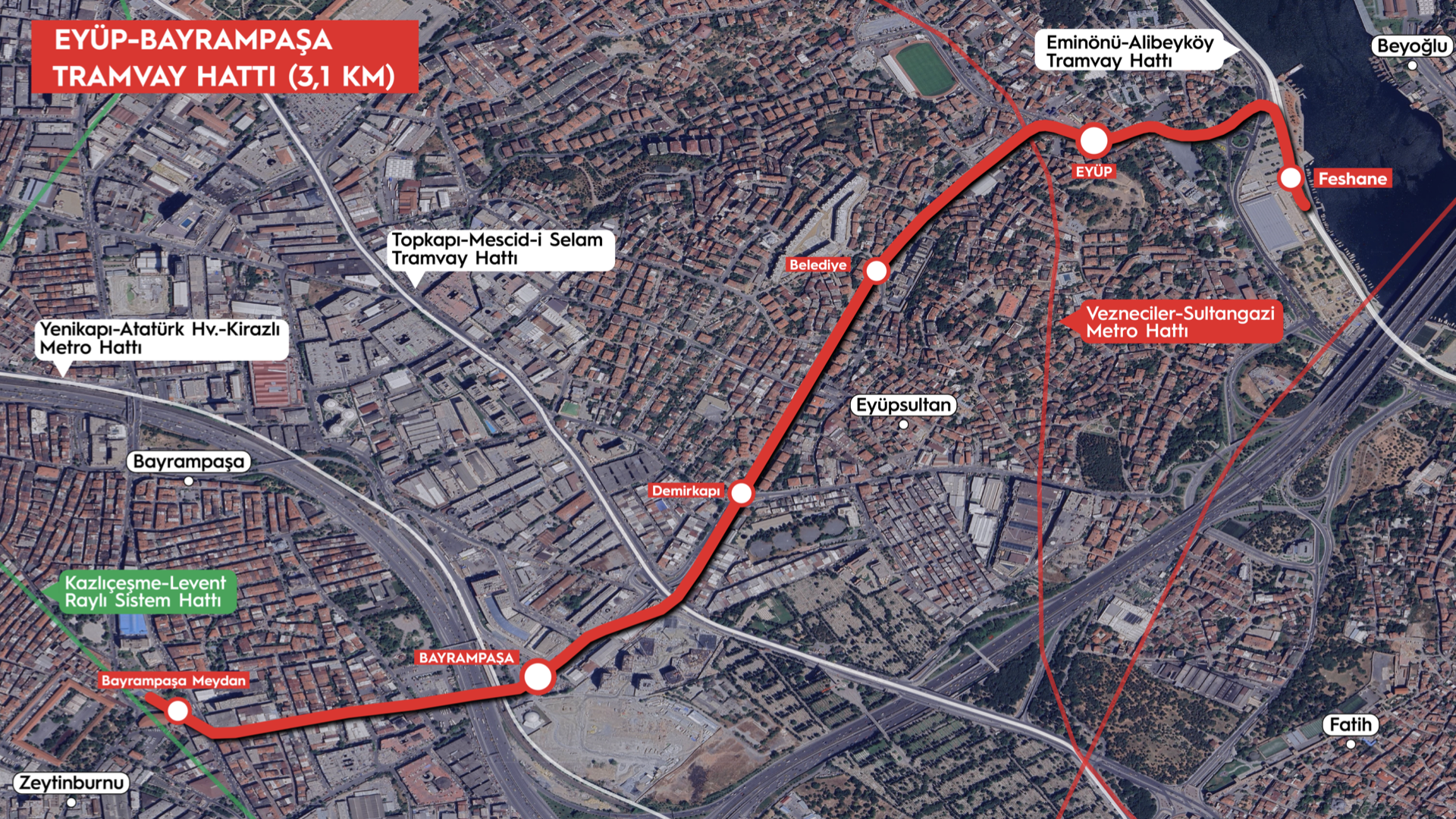 ‎Eyüp Bayrampaşa Tramvay Hatti.‎001