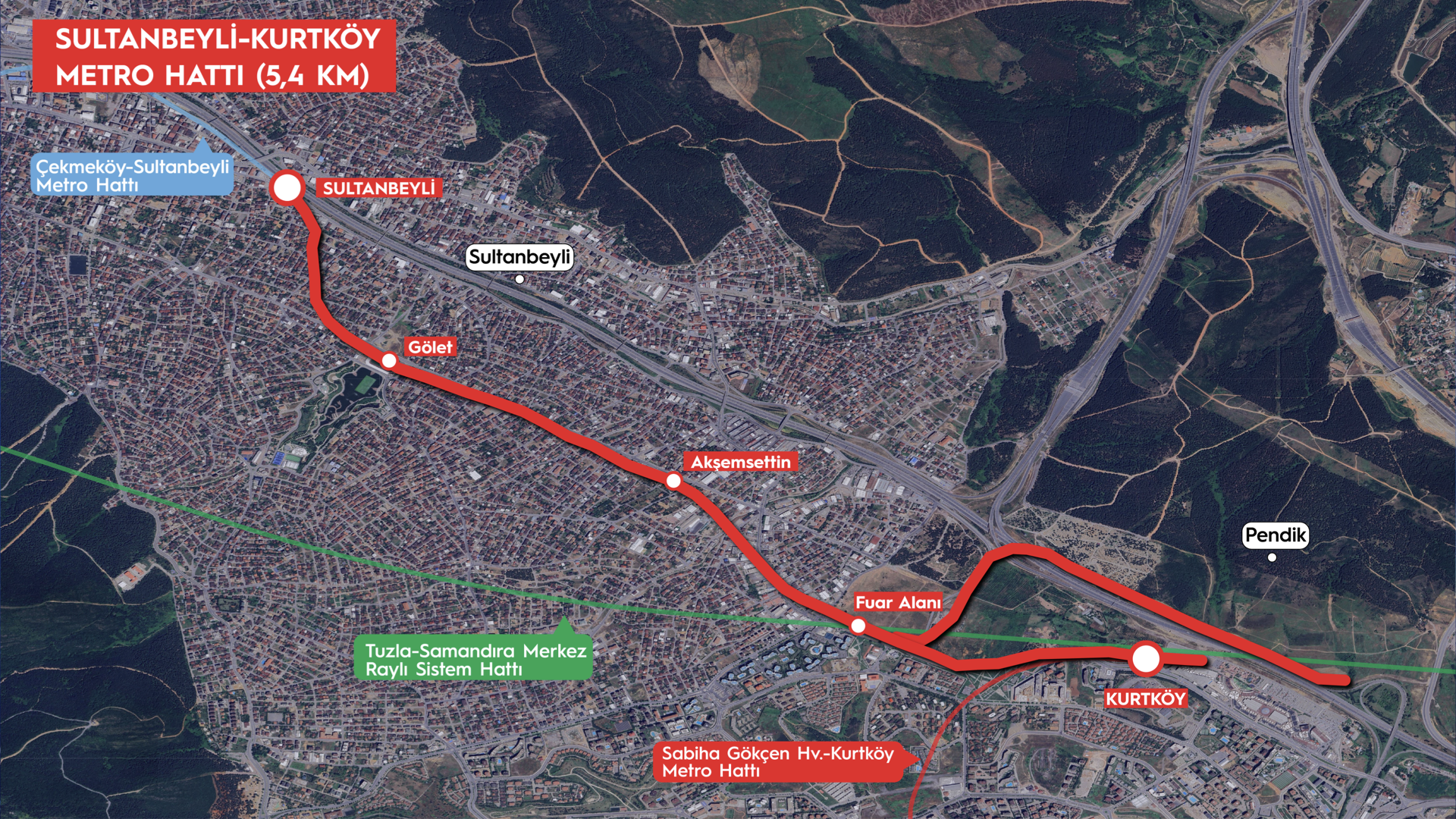 ‎Sultanbeyli̇ Kurtköy Metro Hatti.‎001