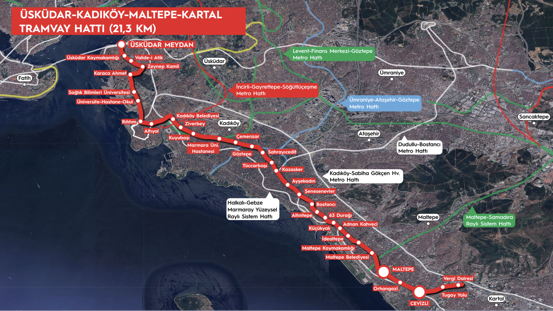‎Üsküdar Kadiköy Maltepe Kartal Tramvay Hatti.‎001