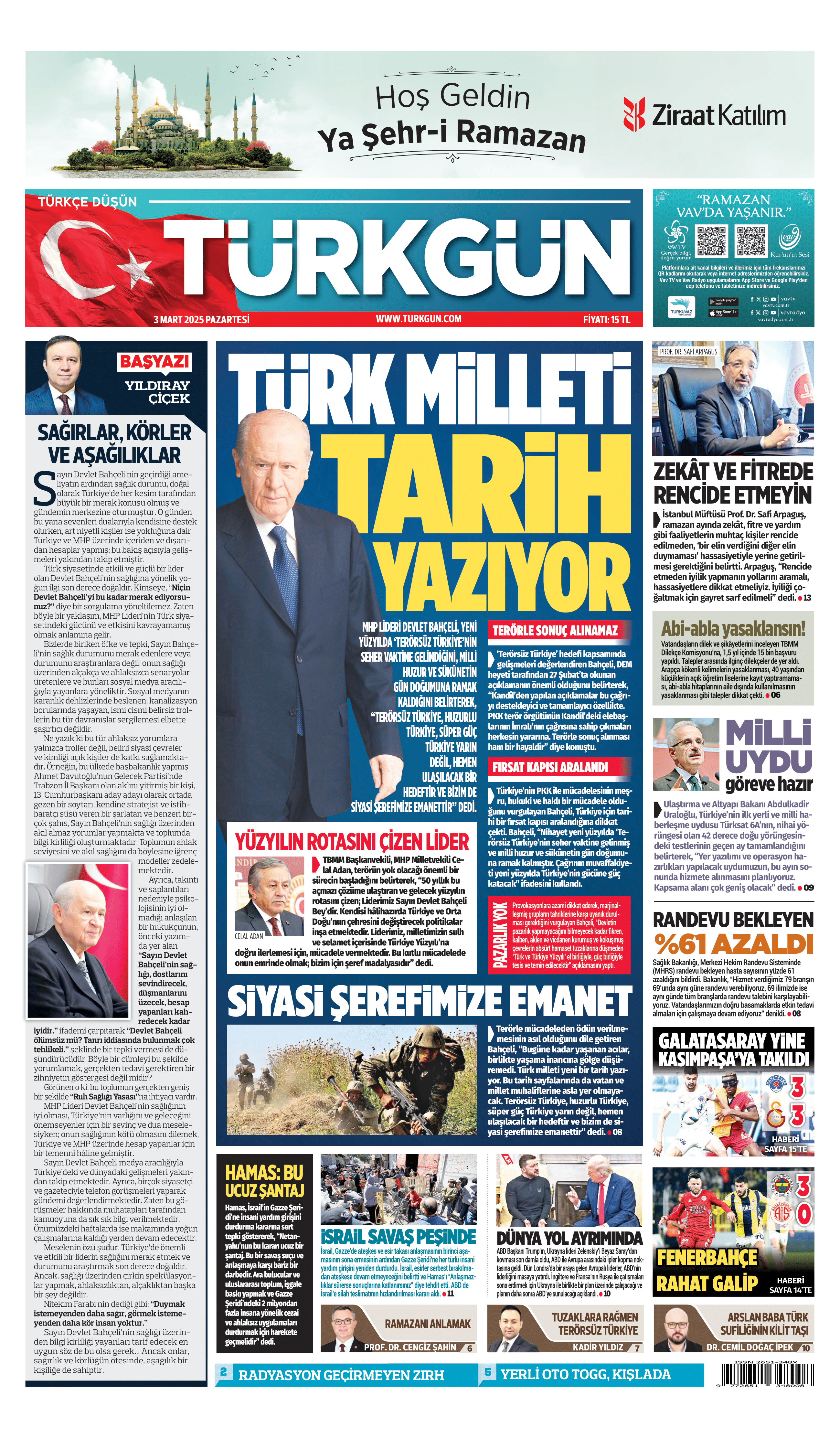 https://www.turkgun.com/Türkgün Gazetesi 3 Mart 2025