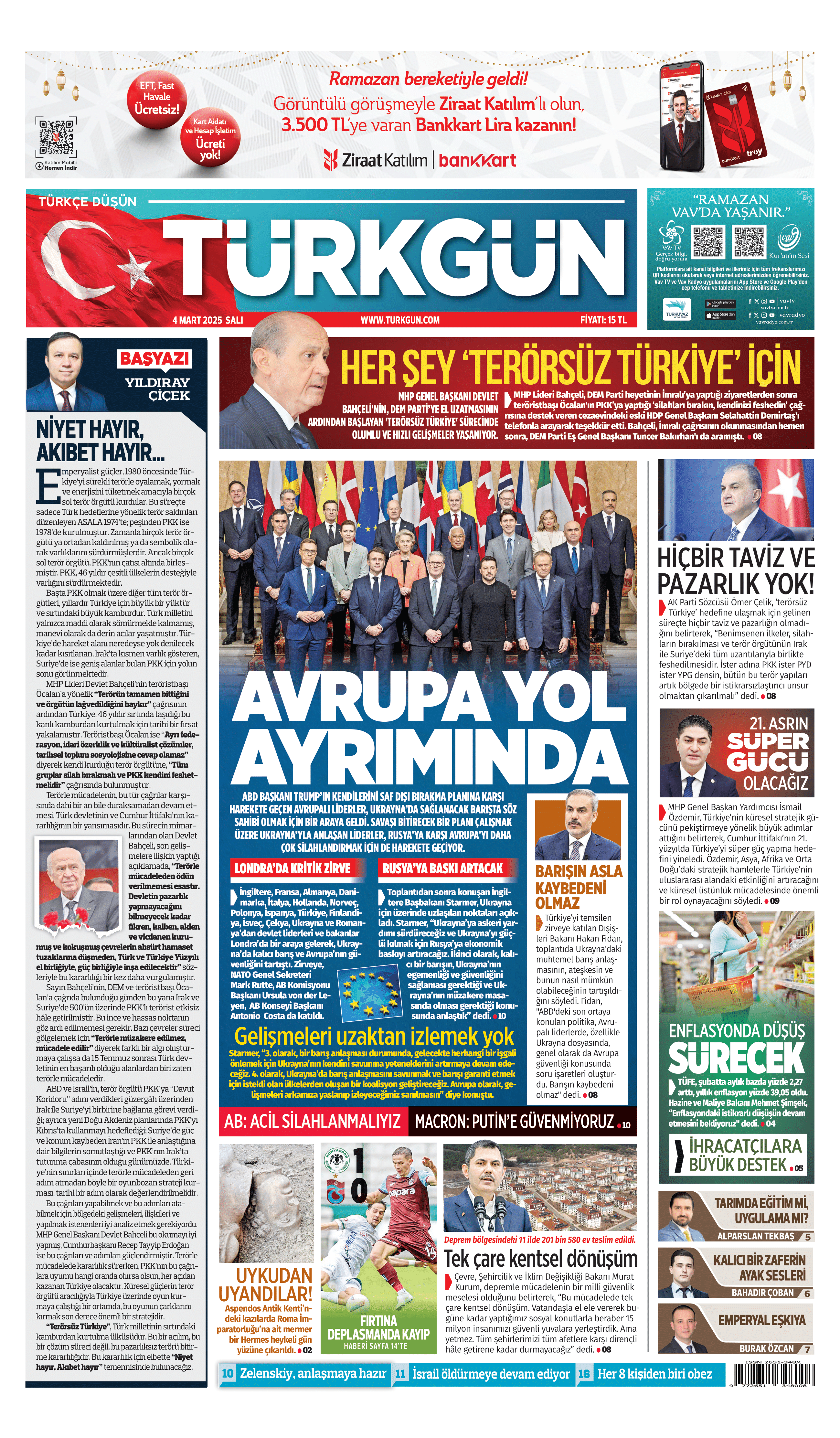 https://www.turkgun.com/Türkgün Gazetesi 4 Mart 2025