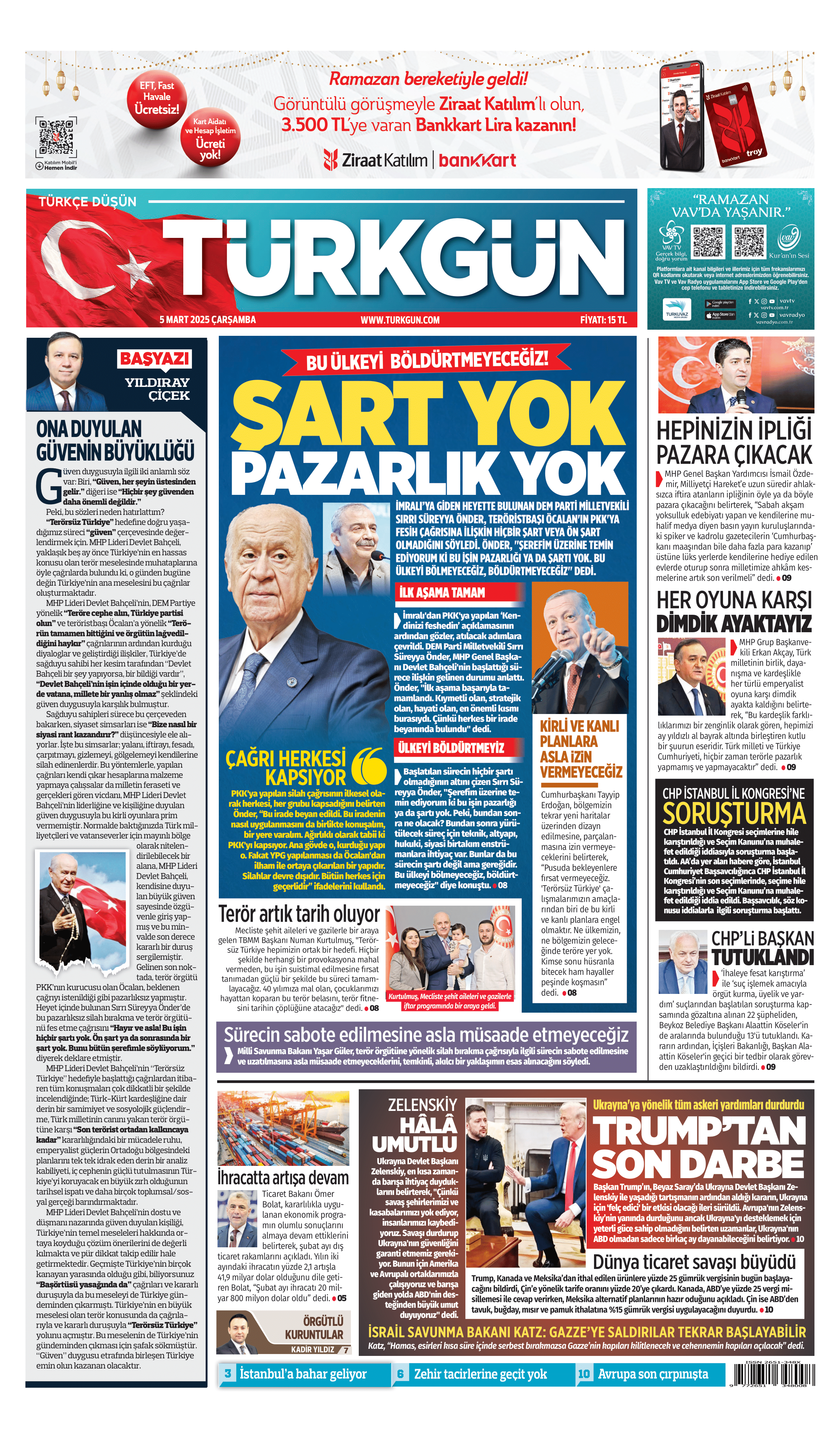 https://www.turkgun.com/Türkgün Gazetesi 5 Mart 2025