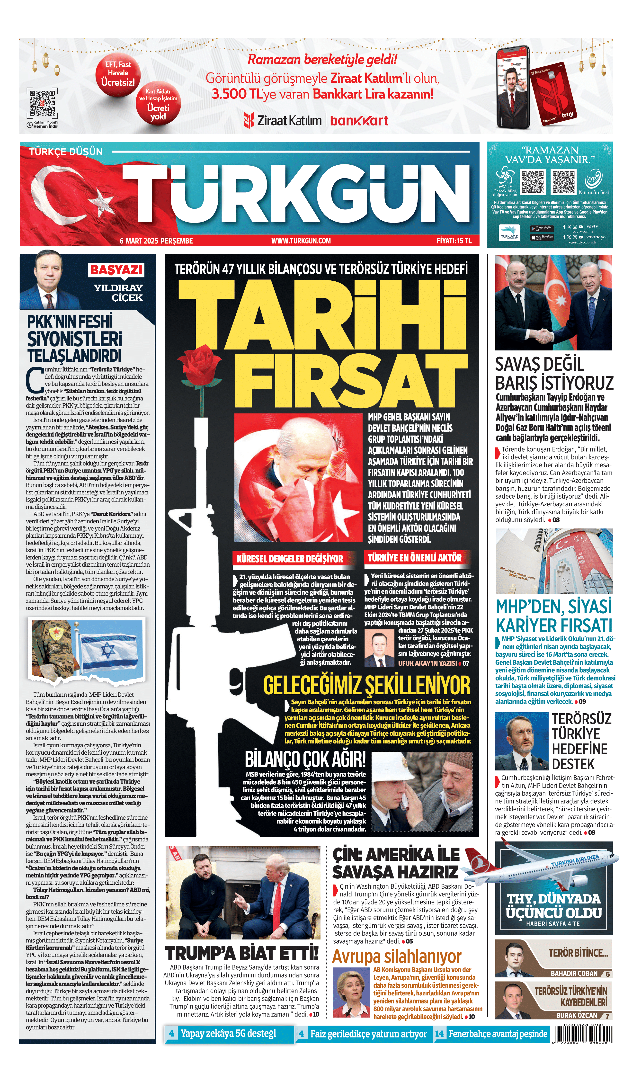 https://www.turkgun.com/Türkgün Gazetesi 6 Mart 2025